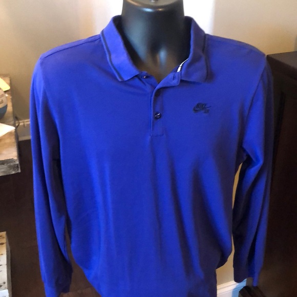 Nike Other - Nike SB Dri- Fit long sleeve collared polo. Men’s L